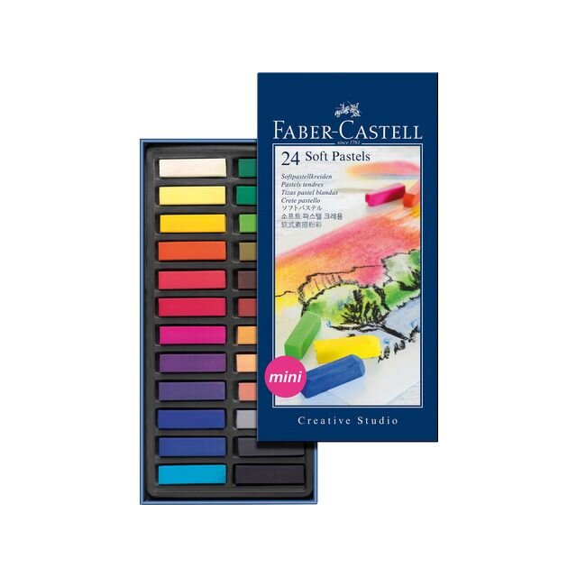 Faber Castell Soft Pastel Crayons Mini Box 24 pcs